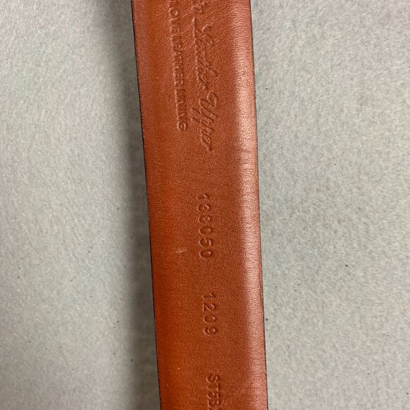 Daniel Crémieux Full Grain Brown Leather Belt Size 36 Classic Dress Accessory - Picture 5 of 8